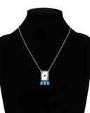 Ace of Spades Necklace with Matching Earrings