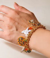 Halloween - Charm Necklace Set with Bonus Bracelet