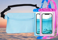 Waterproof Fanny Pack/Phone Pouches Set or Waterproof Phone Pouch with Lanyard