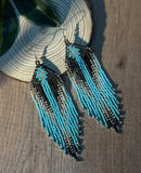 Boho-Chic Beaded Long Tassel Earrings (3 Color Choices)