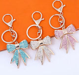Bow Rhinestone Key Chain/Purse Charm (3 Color Choices)