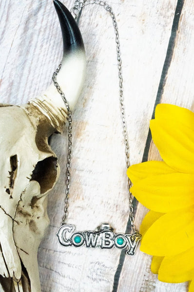 Western "Cowboy" Necklace with Turquoise Accents