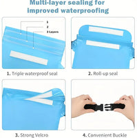 Waterproof Fanny Pack/Phone Pouches Set or Waterproof Phone Pouch with Lanyard
