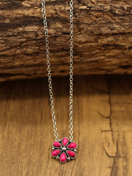 Western -  Delicate Squash Blossom Necklace & Earrings (3 Color Available)