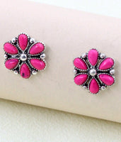 Western -  Delicate Squash Blossom Necklace & Earrings (3 Color Available)