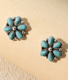 Western -  Delicate Squash Blossom Necklace & Earrings (3 Color Available)
