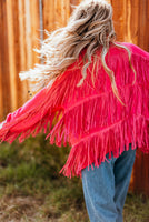 Fringe Finatic Jacket - Pink