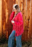 Fringe Finatic Jacket - Pink