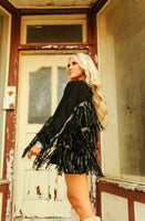 Fringe Finatic Jacket - Black Tuxedo