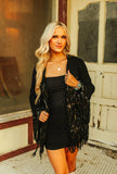 Fringe Finatic Jacket - Black Tuxedo