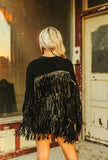 Fringe Finatic Jacket - Black Tuxedo