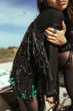 Fringe Finatic Jacket - Black Tuxedo