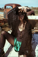 Fringe Finatic Jacket - Black Tuxedo