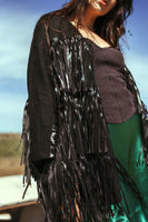 Fringe Finatic Jacket - Black Tuxedo