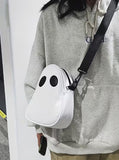 Halloween - Ghost Shaped Crossbody Bag with Bonus Extra Strap