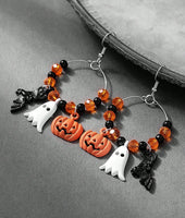Halloween - Charm Necklace & Earrings Set