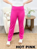 Dear Scarlett Women's Solid Straight Leg Magic Pants (Size 3XL Only) (7 Color Choices)