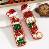 CHRISTMAS - Santa Baby or Jingle Bells Seed Bead Earrings