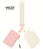 Dual Pouch Wristlet (Lots of Choices)