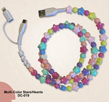 4 in 1 Beaded Data/Charging Cable (Lots of Options)