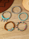Boho Western Bracelets (5 Pieces)