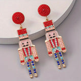 CHRISTMAS  - Nutcracker Earrings (3 Color Choices)