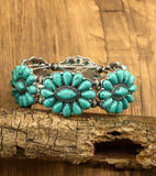 Western - Squash Blossom Necklace, Earrings, & Bracelet (3 Color Available)