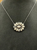 Western - Squash Blossom Necklace, Earrings, & Bracelet (3 Color Available)
