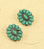 Western - Squash Blossom Necklace, Earrings, & Bracelet (3 Color Available)