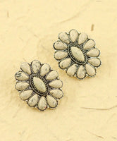 Western - Squash Blossom Necklace, Earrings, & Bracelet (3 Color Available)
