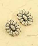 Western - Squash Blossom Necklace, Earrings, & Bracelet (3 Color Available)
