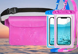 Waterproof Fanny Pack/Phone Pouches Set or Waterproof Phone Pouch with Lanyard
