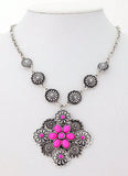 Western - Diamond Shaped (Quad) Necklaces (3 Colors Available)