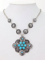 Western - Diamond Shaped (Quad) Necklaces (3 Colors Available)