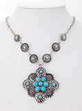 Western - Diamond Shaped (Quad) Necklaces (3 Colors Available)