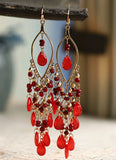 Elegant Bohemian Long Drop Earrings (5 Color Choices)