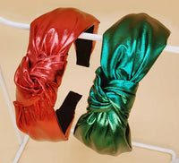 Christmas - Faux Leather Look Headband Set