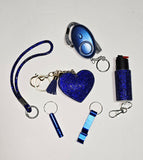 6 Piece Safety Key Chain Set (6 Color Options)
