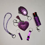6 Piece Safety Key Chain Set (6 Color Options)