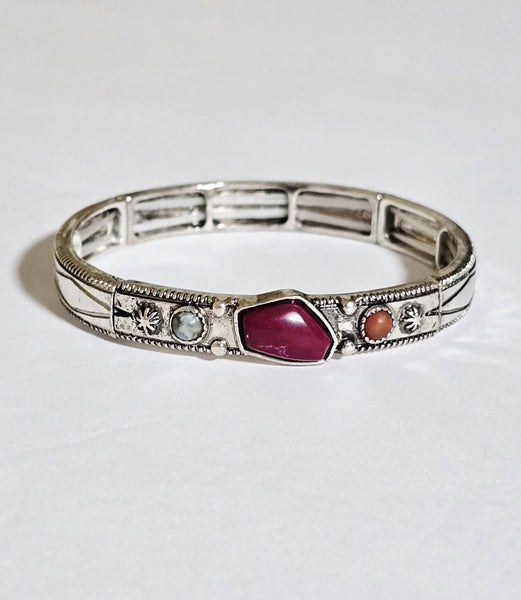 Western - Multi-Color La Sotella Stretch Bracelet
