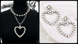Western BOUJEE Layered Necklace with Matching Earrings (4 Choices Available)