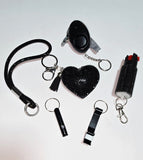 6 Piece Safety Key Chain Set (6 Color Options)