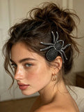 HALLOWEEN - Rhinestone Spider Hair Clip