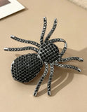HALLOWEEN - Rhinestone Spider Hair Clip