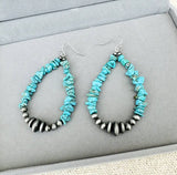 Western Turquoise & Navajo Pearl Necklaces with Coordinating Earrings