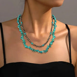 Western Turquoise & Navajo Pearl Necklaces with Coordinating Earrings