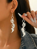 Western - Charms Necklace with Matching Earrings (Gold or Silver)