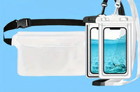 Waterproof Fanny Pack/Phone Pouches Set or Waterproof Phone Pouch with Lanyard