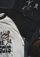 World of Cowboys Raglan Tee