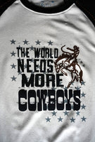 World of Cowboys Raglan Tee